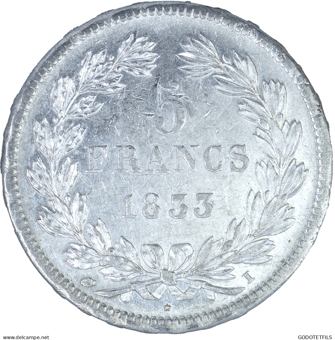 Louis-Philippe-5 Francs 1833 Limoges - 5 Francs