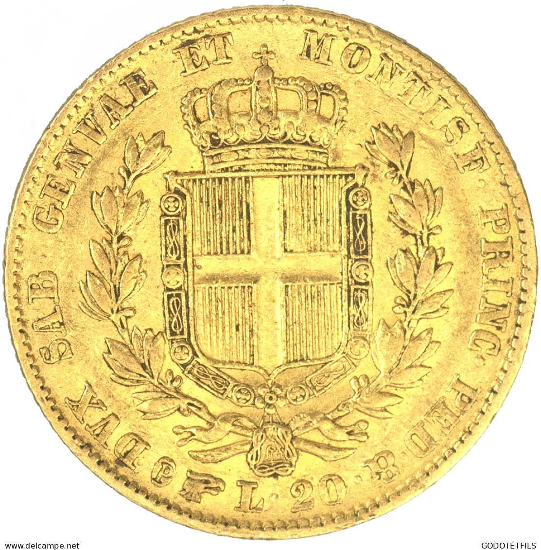 Italie-Royaume De Sardaigne-20 Lire Charles-Albert Ier 1846 Turin - Italian Piedmont-Sardinia-Savoie