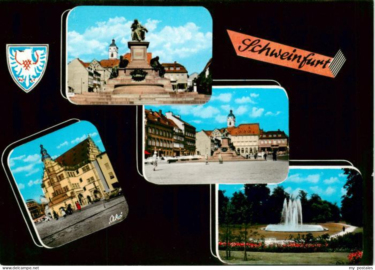 73908407 Schweinfurt Monument Rathaus Marktplatz Park Fontaene - Schweinfurt