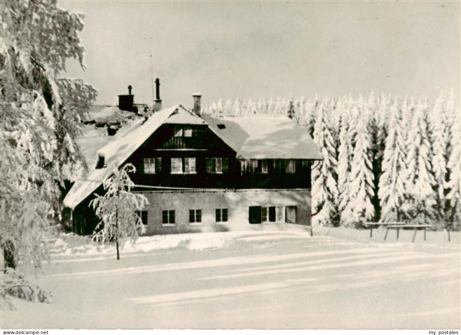 73908230 Joehstadt Berghof Im Hochwald Winterlandschaft - Jöhstadt