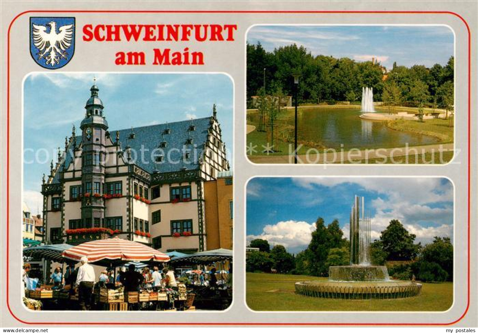 73834352 Schweinfurt Rathaus Mit Parkanlagen Schweinfurt - Schweinfurt