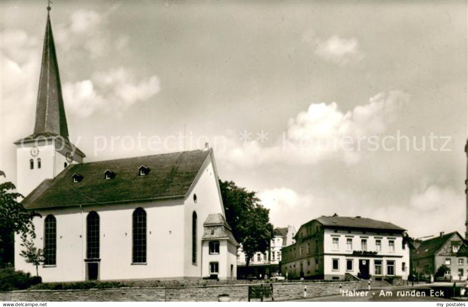 73710028 Halver Am Runden Eck Mit Kirche Halver - Halver