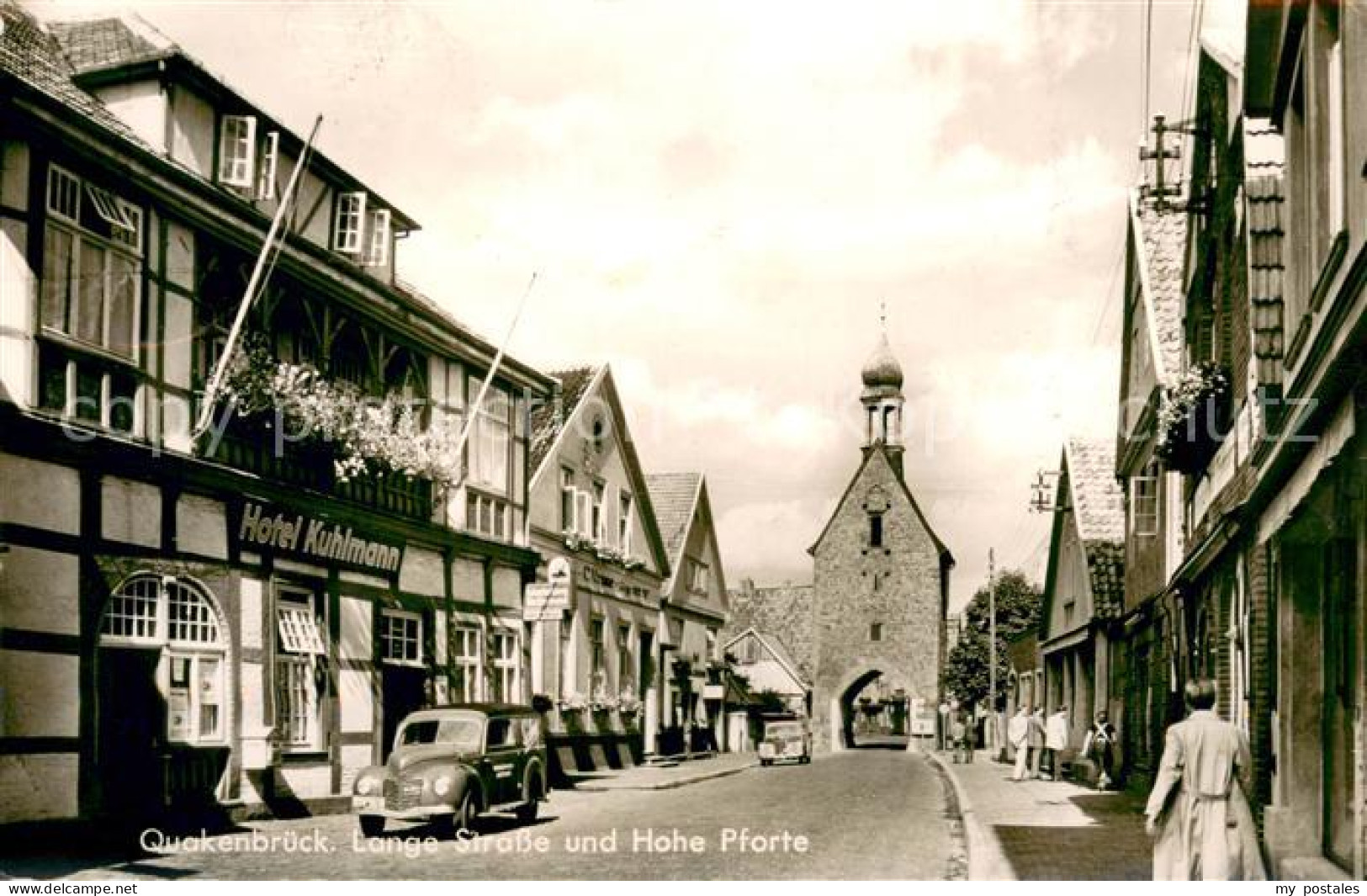 73709568 Quakenbrueck Lange Strasse Und Hohe Pforte M. Hotel Kuhlmann Quakenbrue - Quakenbrück