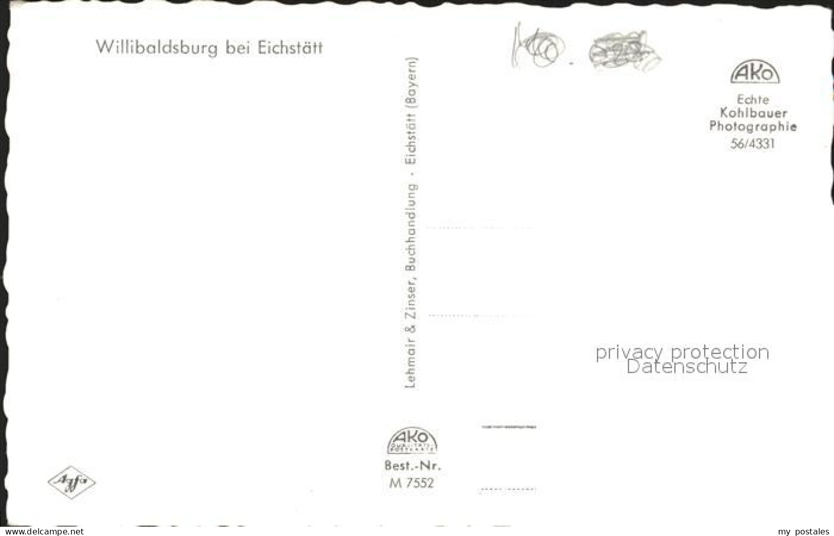 72374956 Eichstaett Oberbayern Willibaldsburg Blumenberg - Eichstaett