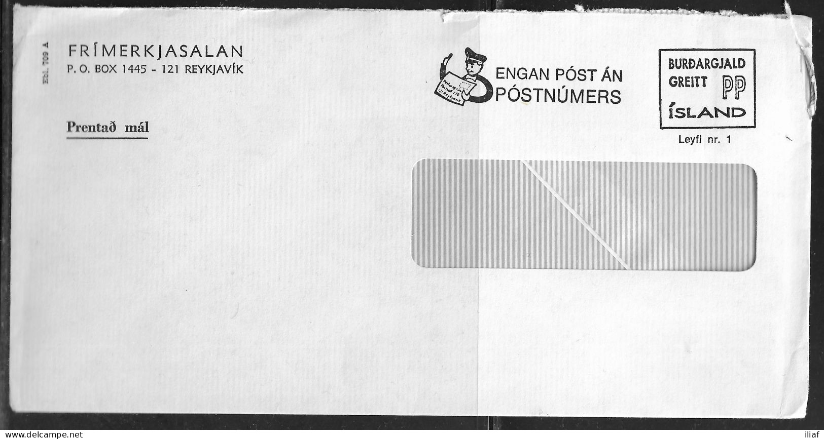 Iceland. Prepaid Letter, Sent From Reykjavik - Covers & Documents