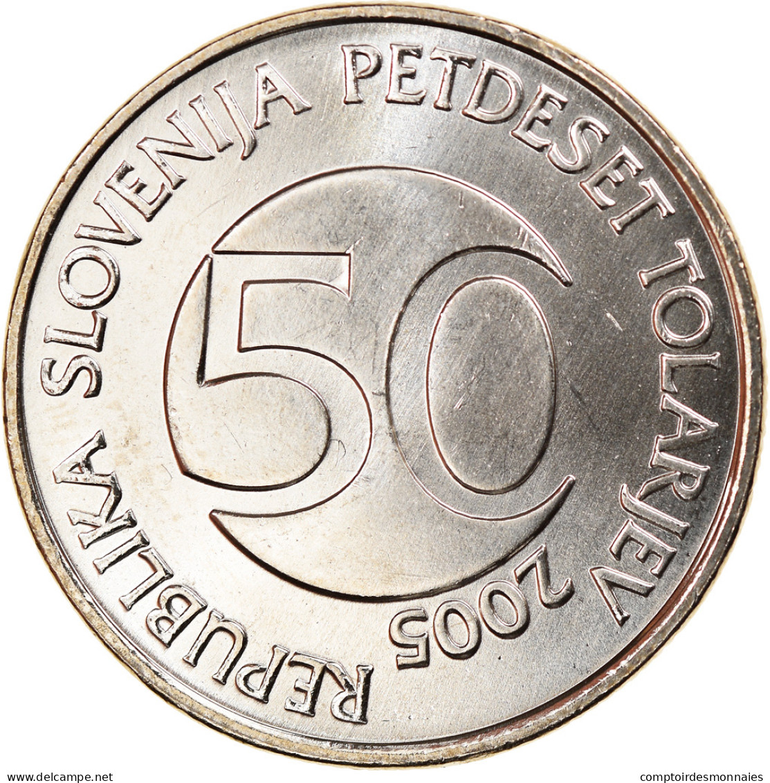 Monnaie, Slovénie, 50 Tolarjev, 2005, Kremnica, SPL, Copper-nickel, KM:52 - Slovenia