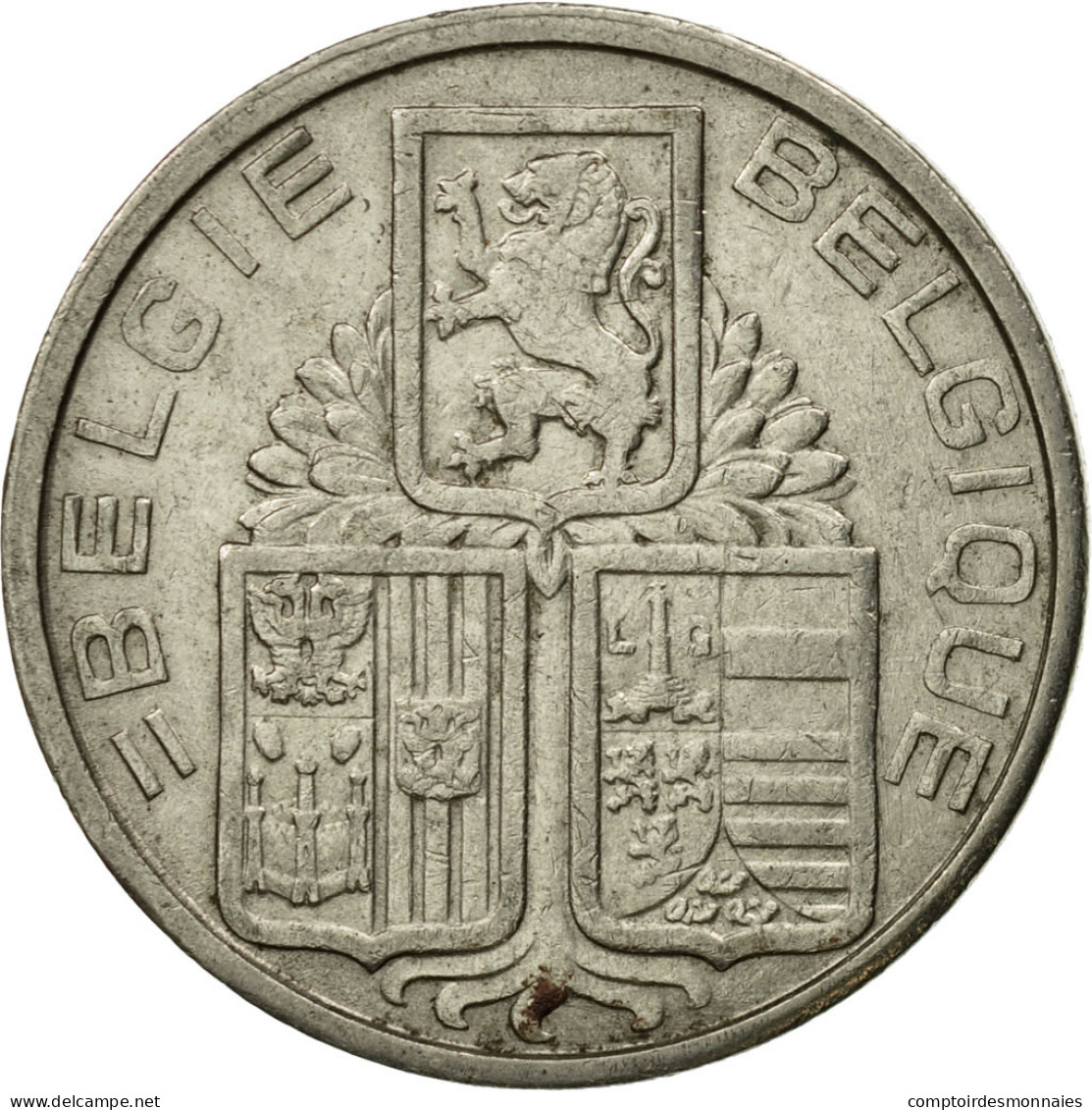 Monnaie, Belgique, 5 Francs, 5 Frank, 1939, TTB, Nickel, KM:117.2 - 5 Francs