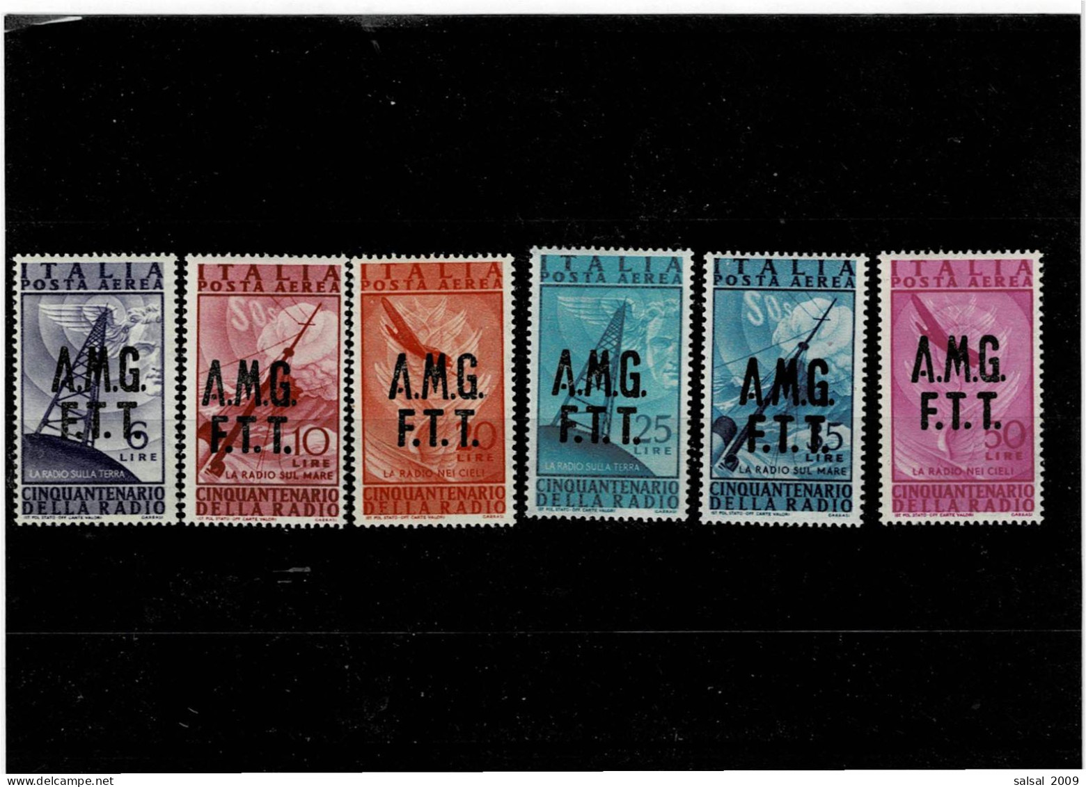 TRIESTE ,Zona A ,serie Completa MNH Di P.A ,qualita Buona - Airmail