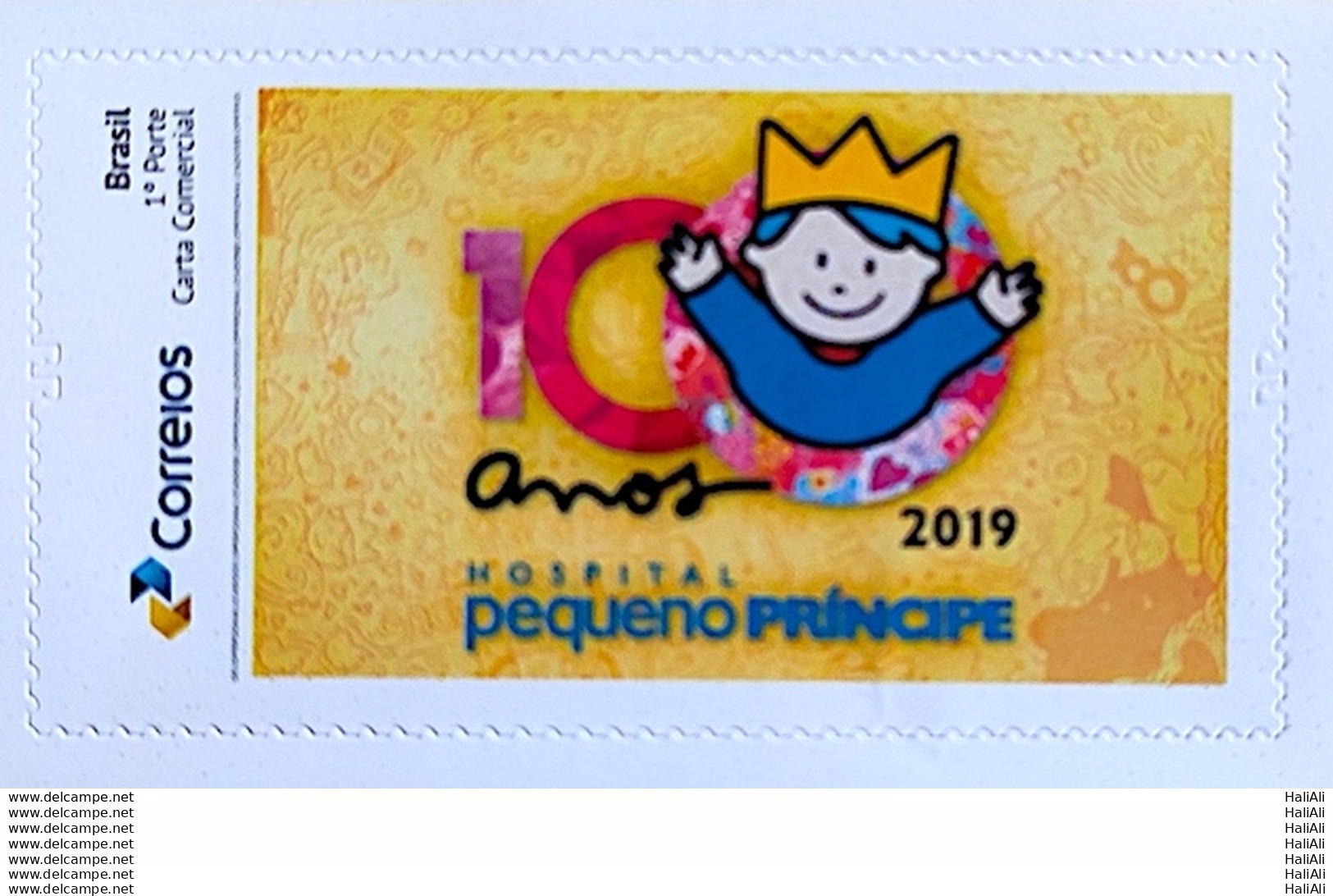 PB 144 Brazil Personalized Stamp Hospital Pequeno Principe Health Adhesive 2019 - Personalized Stamps