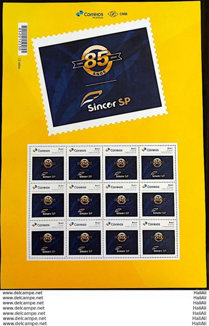 PB 138 Brazil Personalized Stamp Sincor SP Heart Health 2019 Sheet G - Personalisiert