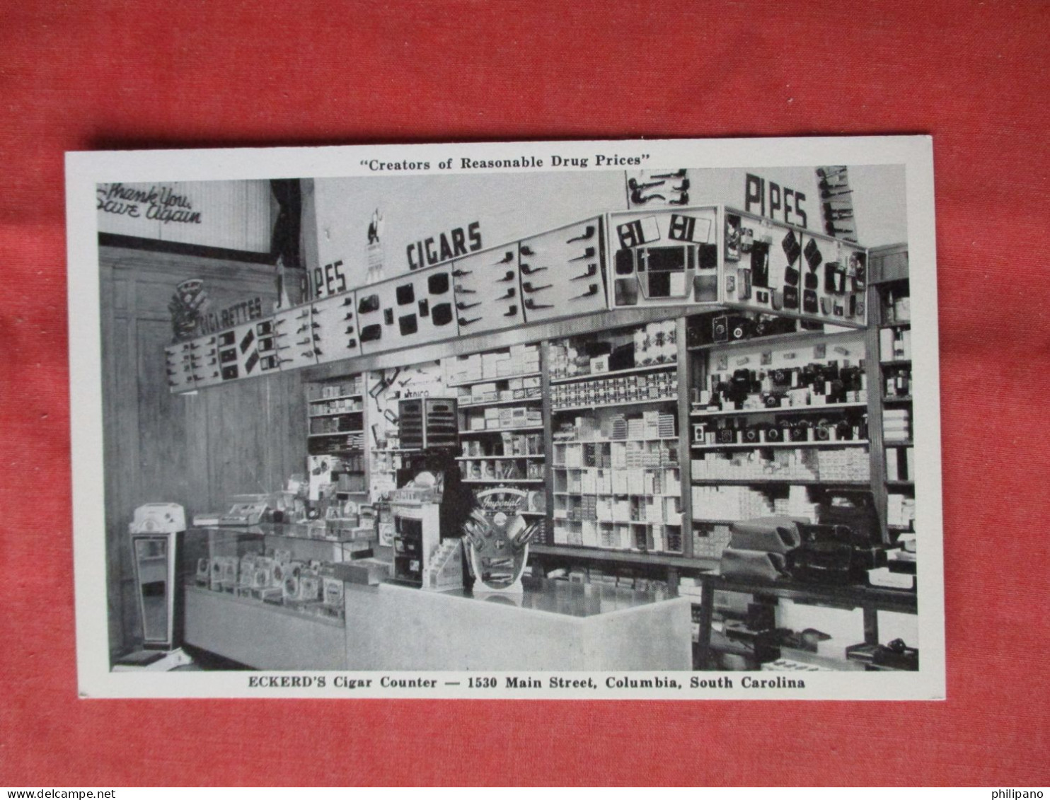 Interior Eckerd's Cigar Counter      Columbia - South Carolina > Columbia    Ref 6292 - Columbia