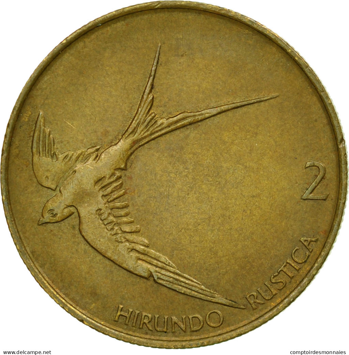 Monnaie, Slovénie, 2 Tolarja, 1993, TTB, Nickel-brass, KM:5 - Slowenien