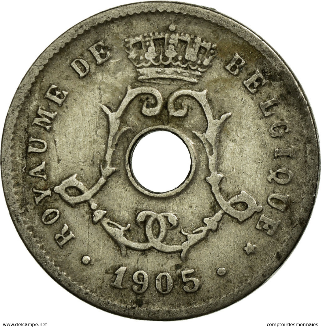 Monnaie, Belgique, 5 Centimes, 1905, TTB, Copper-nickel, KM:54 - 5 Cents