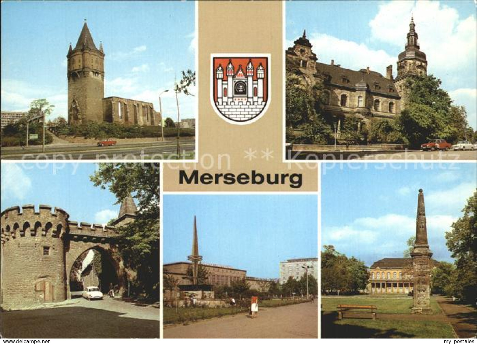 72371409 Merseburg Saale Kirchenruine St Sixti Haus Der Kultur Krummes Tor Gagar - Merseburg
