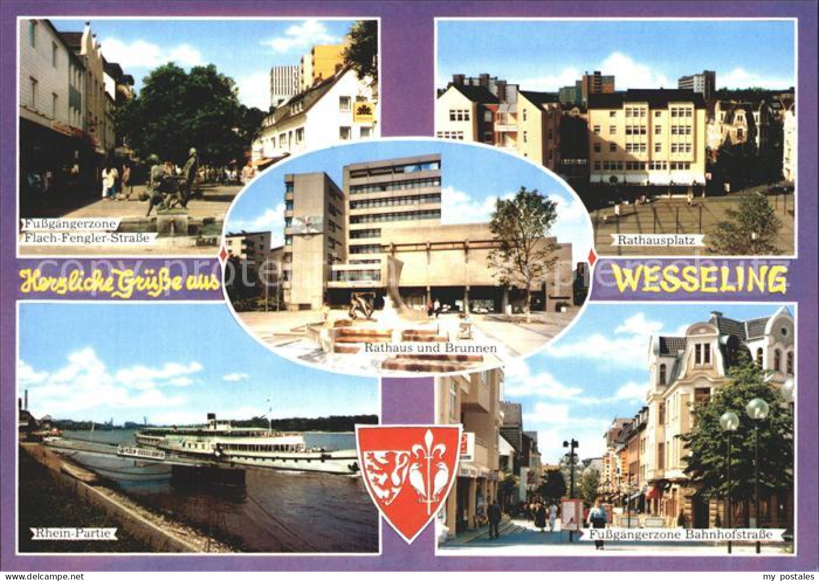 72369460 Wesseling Hans Fengler Strasse Rathausplatz Rheinpartie  Wesseling - Wesseling