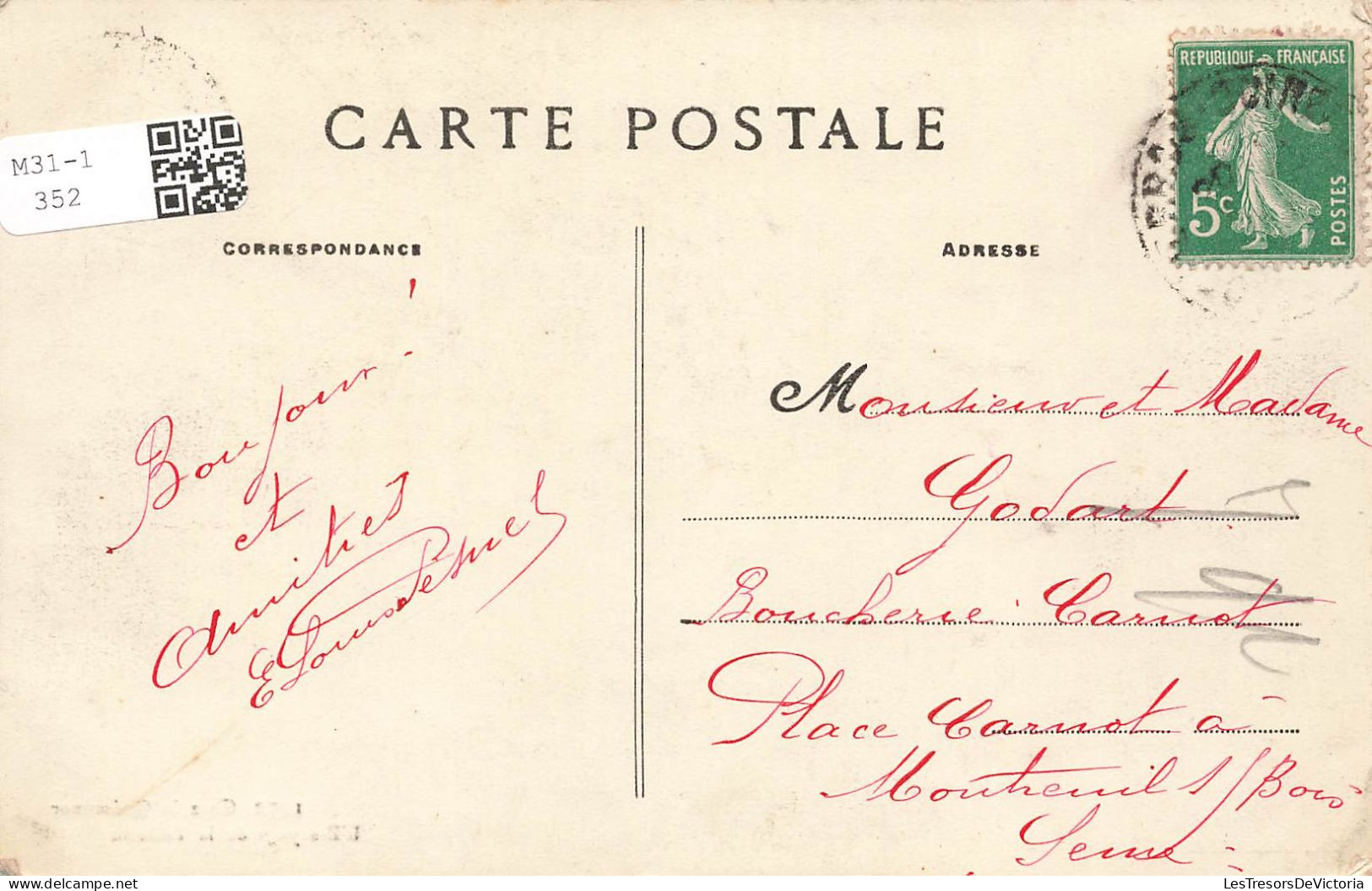 FOLKLORE - Costumes - Chez Le Quéméner - L’essayage De La Toilette - Carte Postale Ancienne - Other & Unclassified