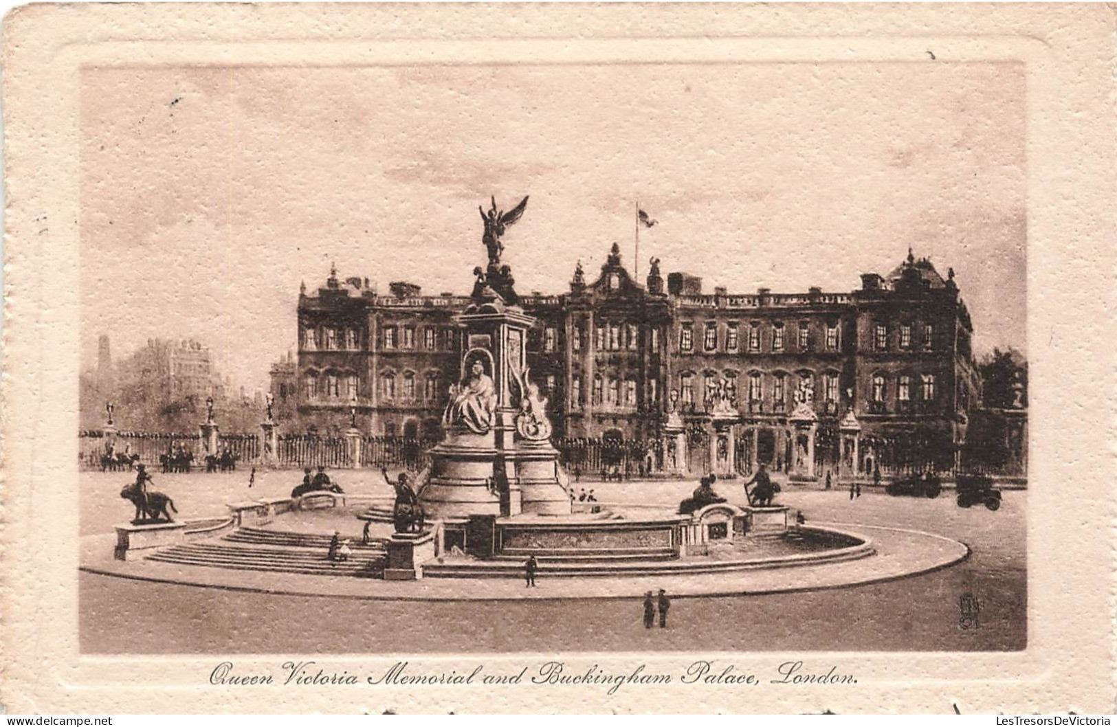 ROYAUME UNI - Londres - Mémorial De La Reine Victoria Et Palais De Buckingham  - Carte Postale Ancienne - Buckingham Palace