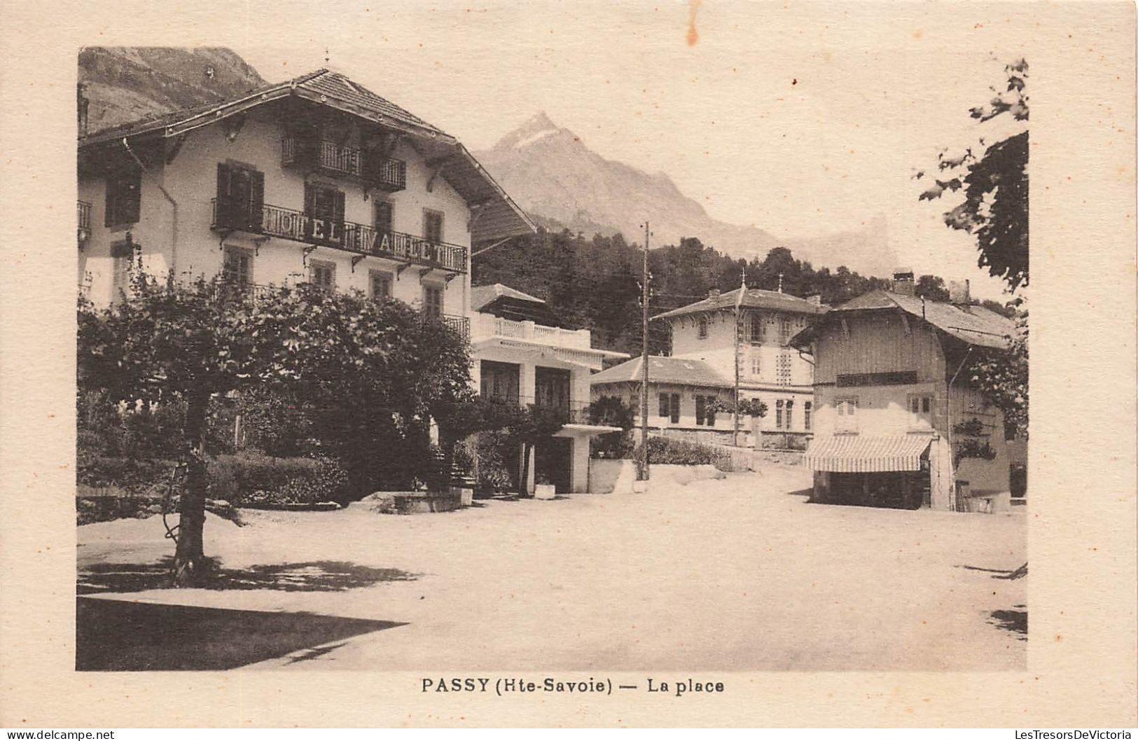 FRANCE - Passy - Vue Sur La Place - Carte Postale Ancienne - Passy