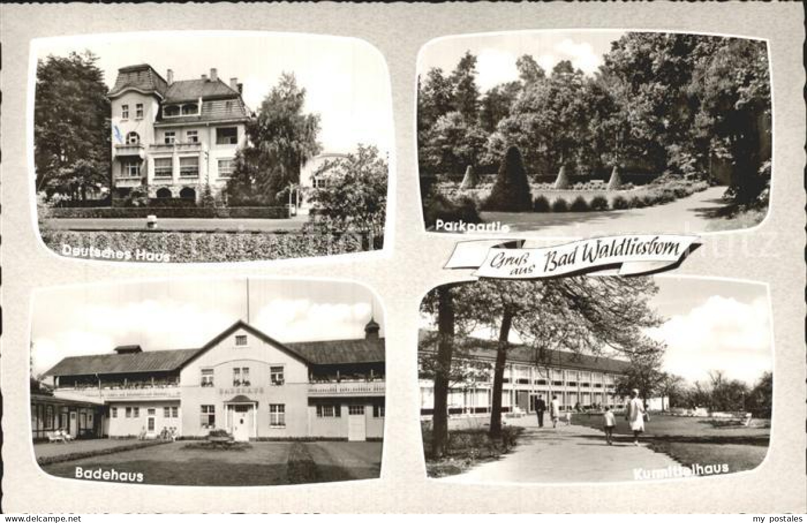 72368100 Bad Waldliesborn Dt Haus Parkpartie Badehaus Kurmittelhaus Bad Waldlies - Lippstadt