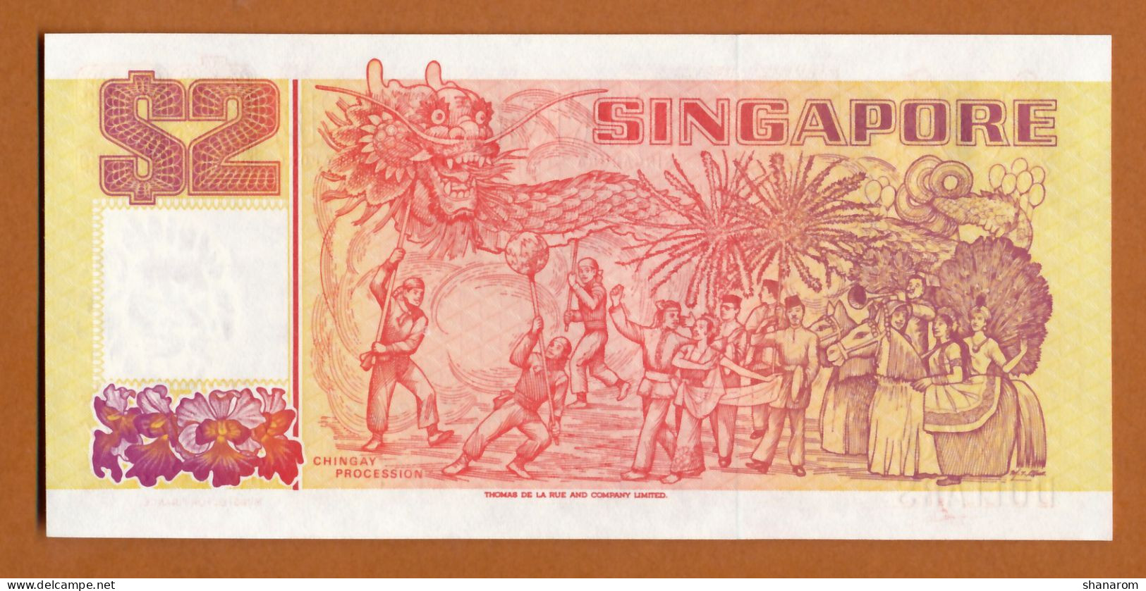 1990 // SINGAPORE // TWO DOLLARS // UNC-NEUF - Singapur