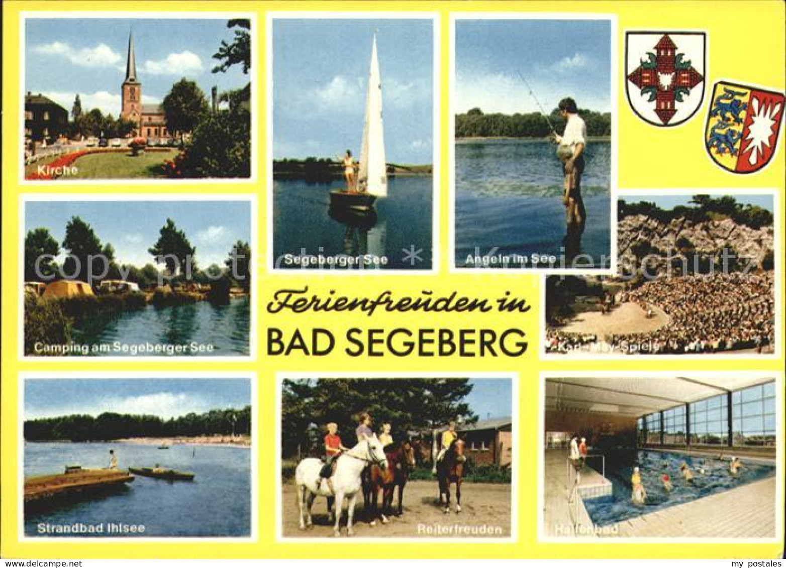 72366994 Bad Segeberg Kirche Segeberger See Segelboot Angeln Camping Karl May Sp - Bad Segeberg
