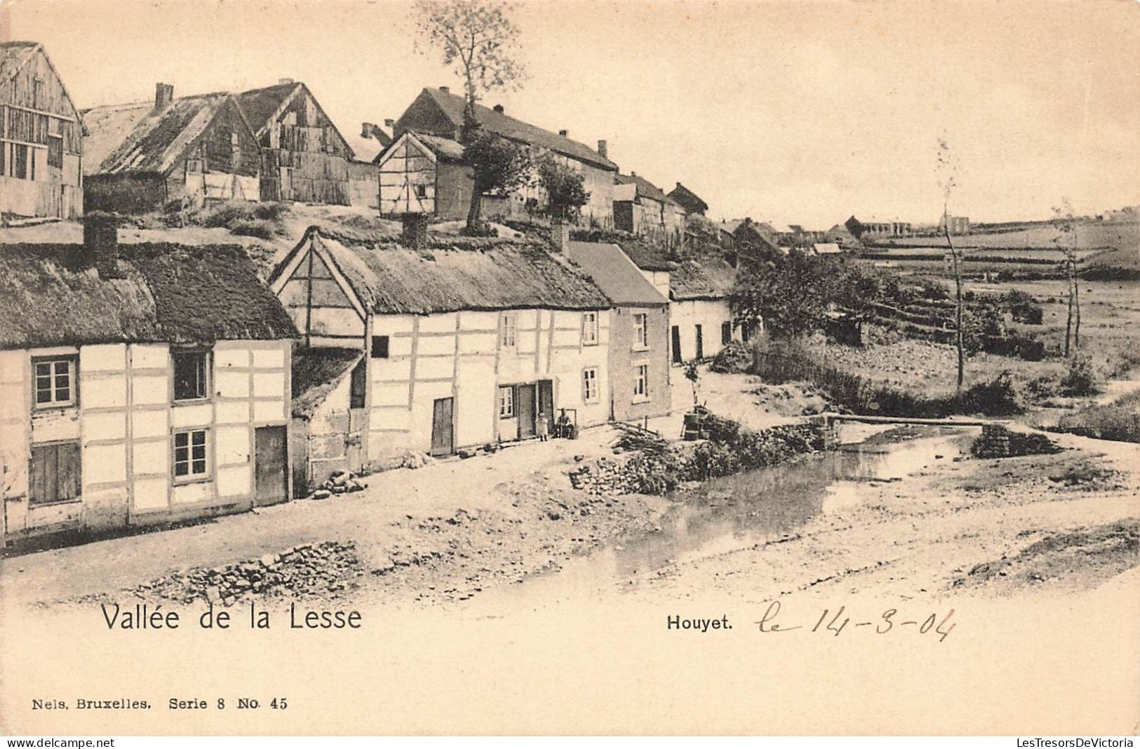 BELGIQUE - Houyet -  Vallée De La Lesse - Carte Postale Ancienne - Houyet