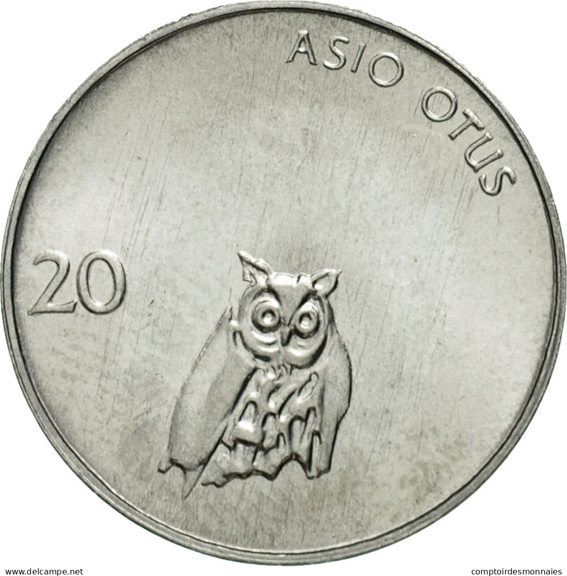 Monnaie, Slovénie, 20 Stotinov, 1993, SPL, Aluminium, KM:8 - Slovénie