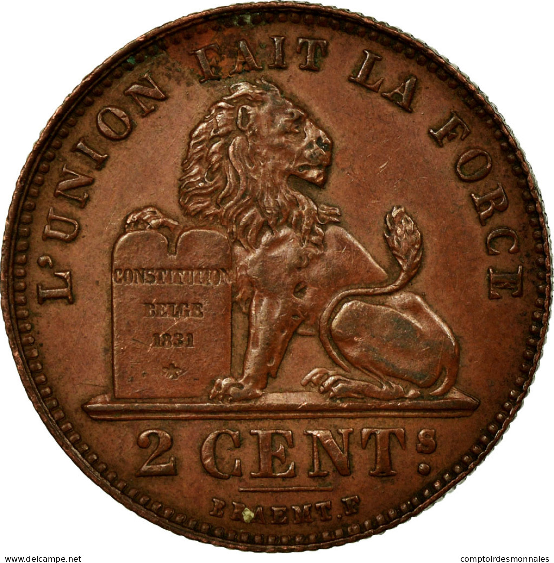 Monnaie, Belgique, Albert I, 2 Centimes, 1912, TTB, Cuivre, KM:64 - 2 Cents