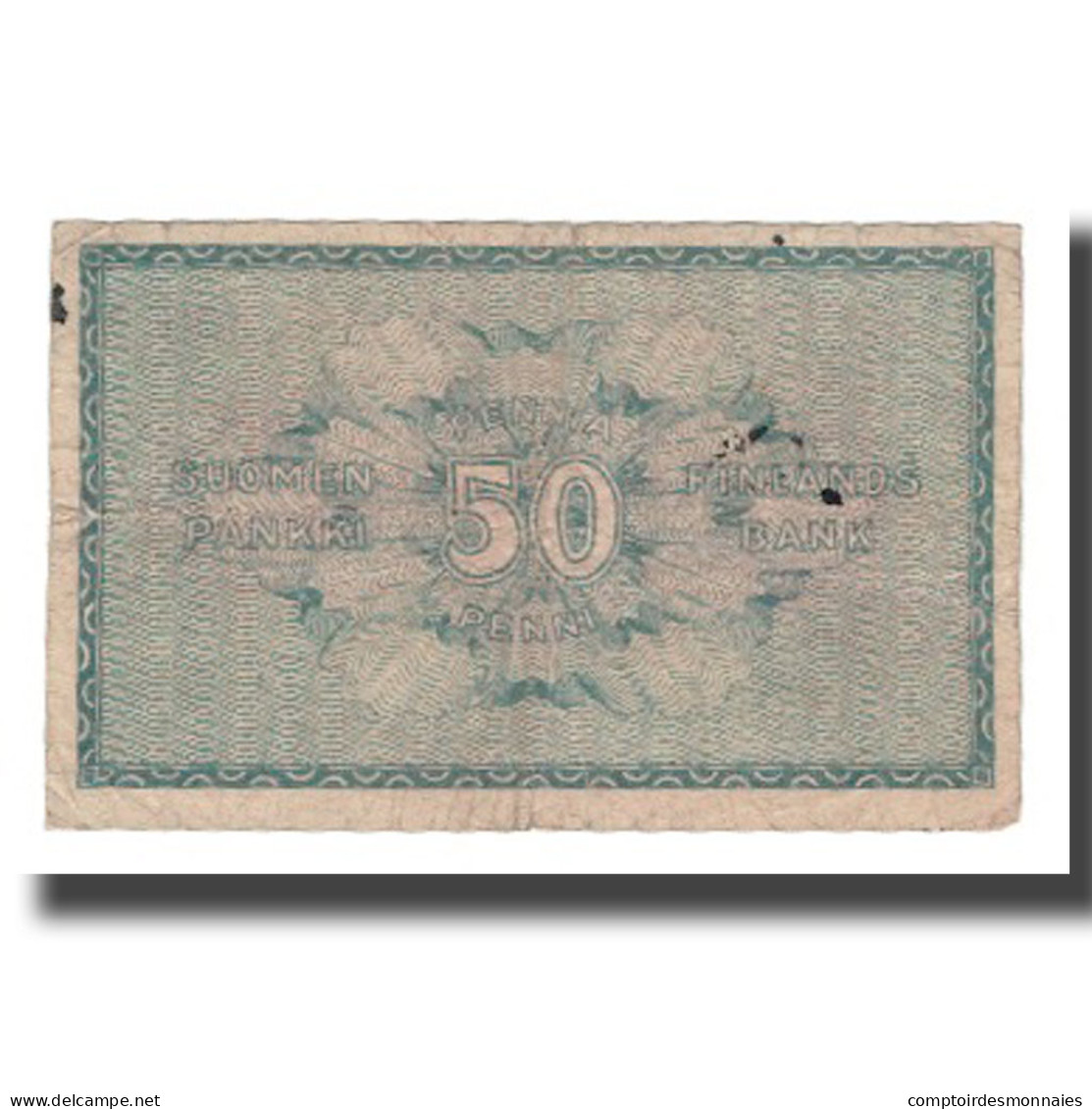 Billet, Finlande, 50 Penniä, 1918, KM:34, B+ - Finlande