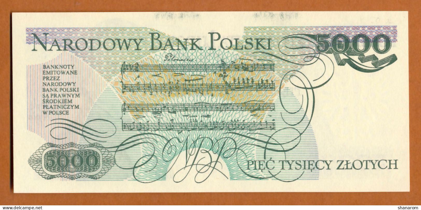 1982 // POLOGNE // POLSKA RZECZPOSPOLITA LUDOWA // 5000 ZLOTYCH // UNC-NEUF - Pologne