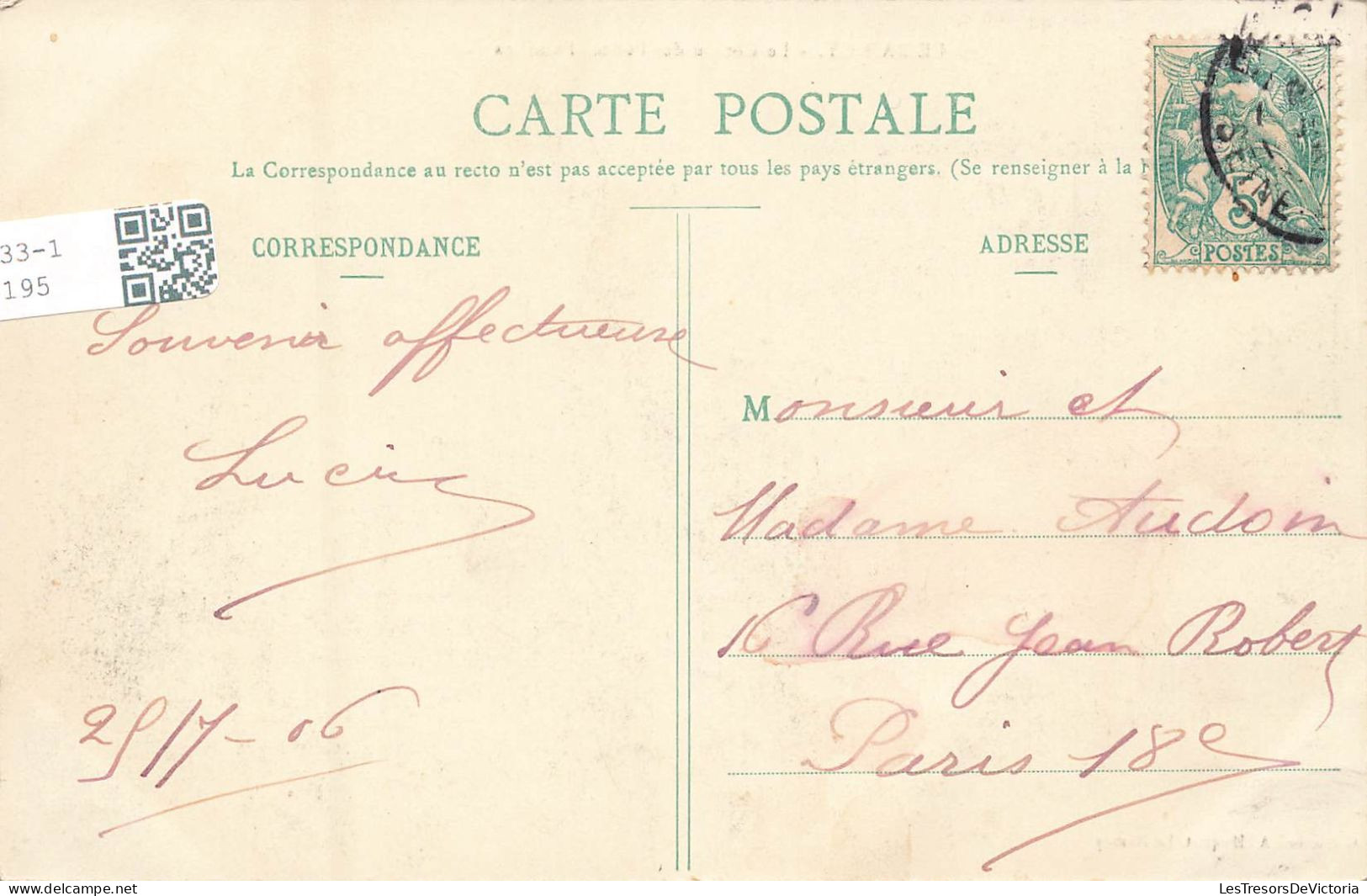 FRANCE - Le Raincy - Le Coteau Des Petites Familles - Carte Postale Ancienne - Le Raincy