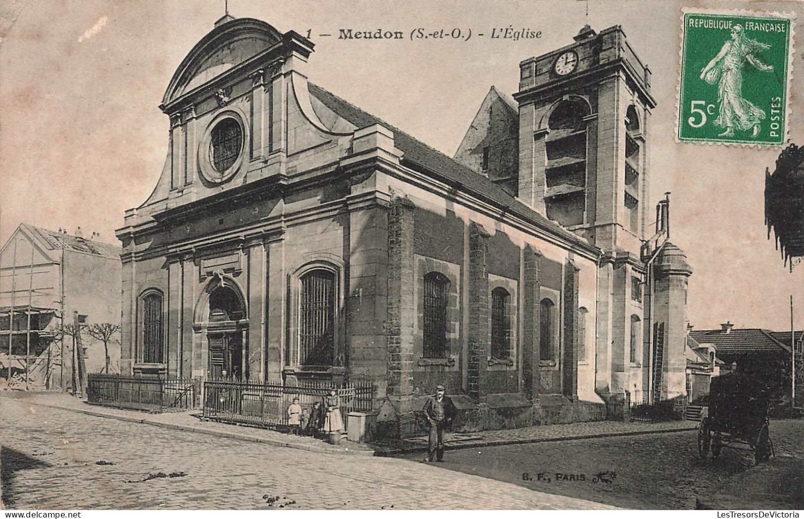 FRANCE - Meudon - L'Eglise - Carte Postale Ancienne - Meudon