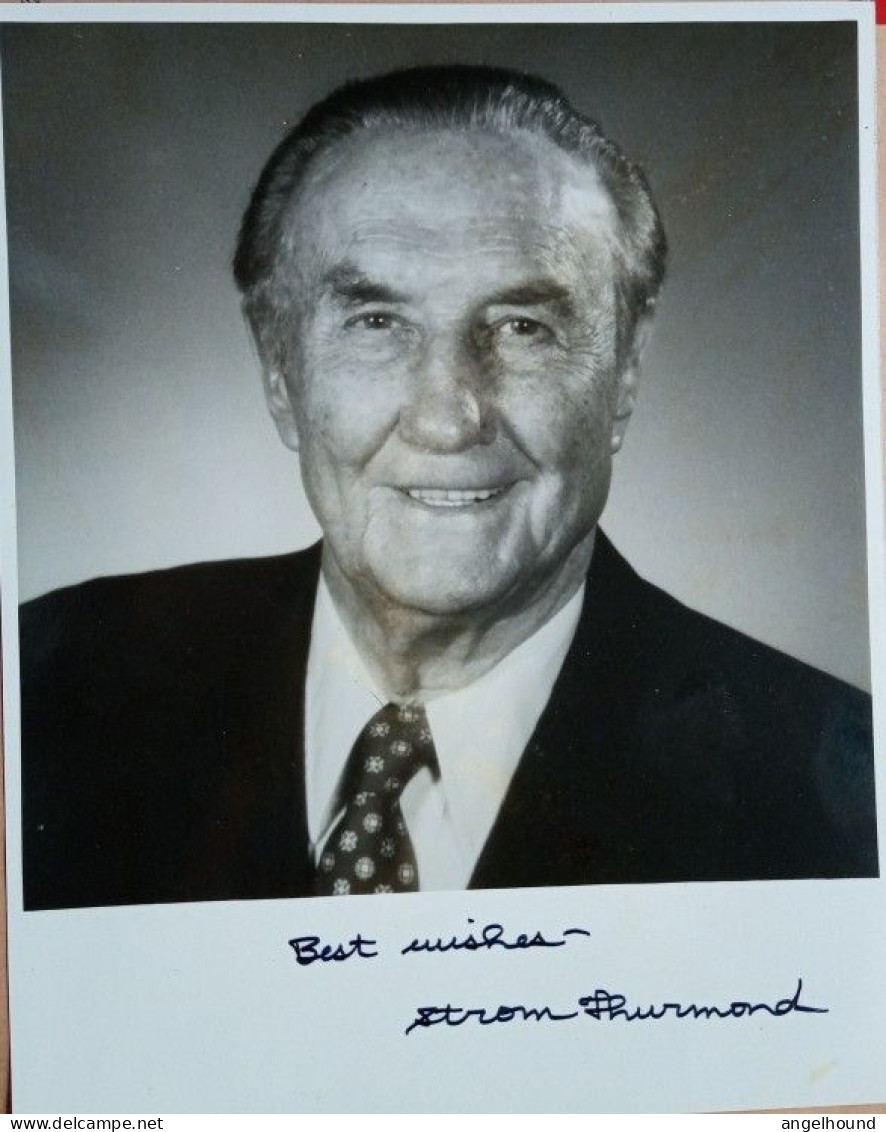 Strom Thurmond - USA Senator ( In Office 1956-2003 ) - Politicians  & Military