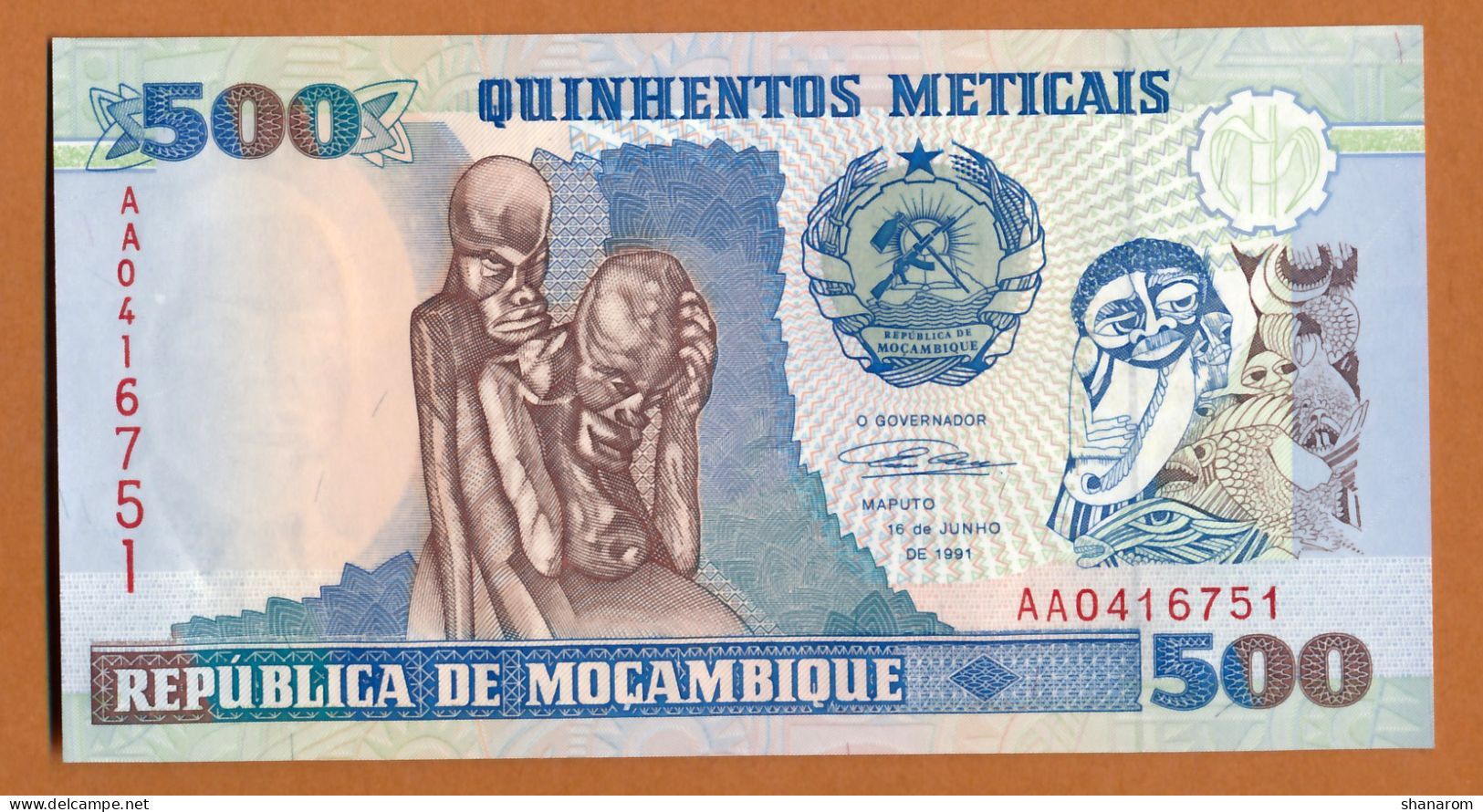 MOCAMBIQUE // FOUR NOTES // UNC-NEUF - Moçambique