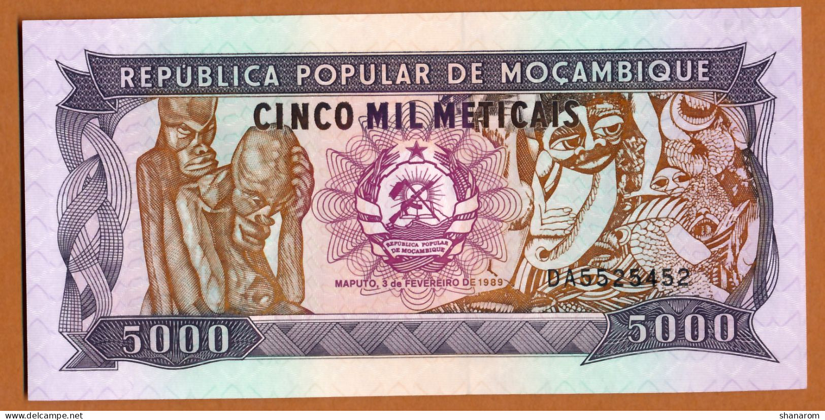 MOCAMBIQUE // FOUR NOTES // UNC-NEUF - Mozambique