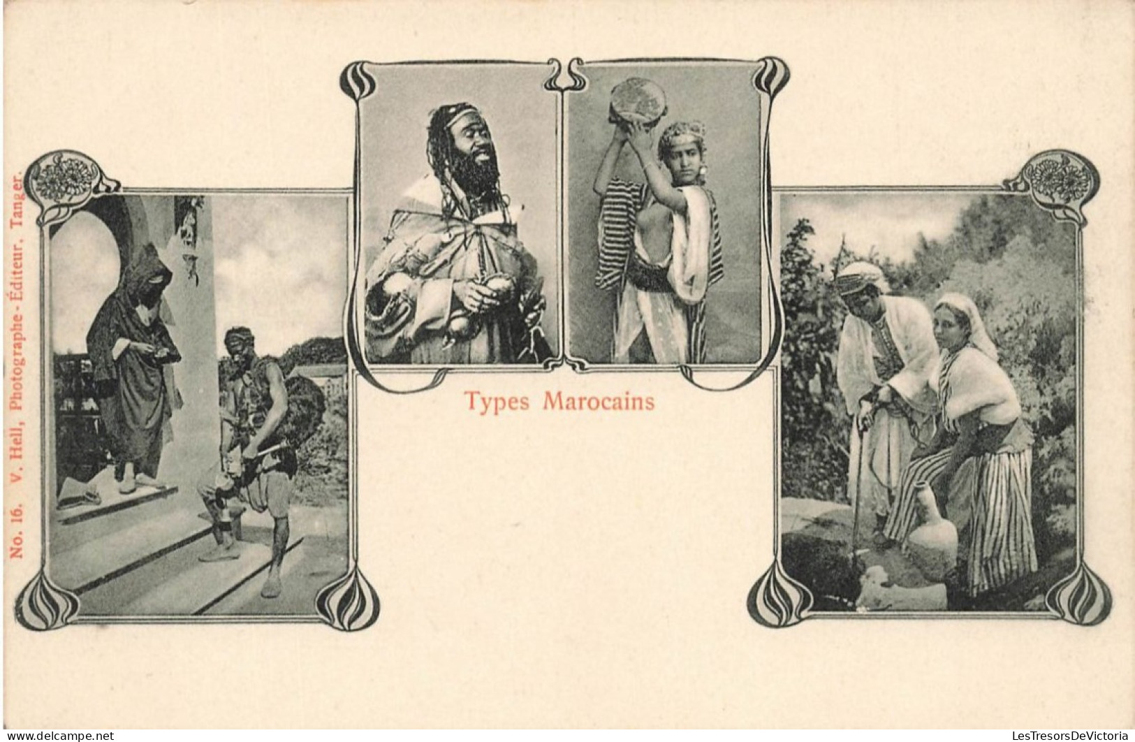 MAROC - Types Marocains - Personnages - Tenues Traditionnelles - Carte Postale Ancienne - Sonstige & Ohne Zuordnung