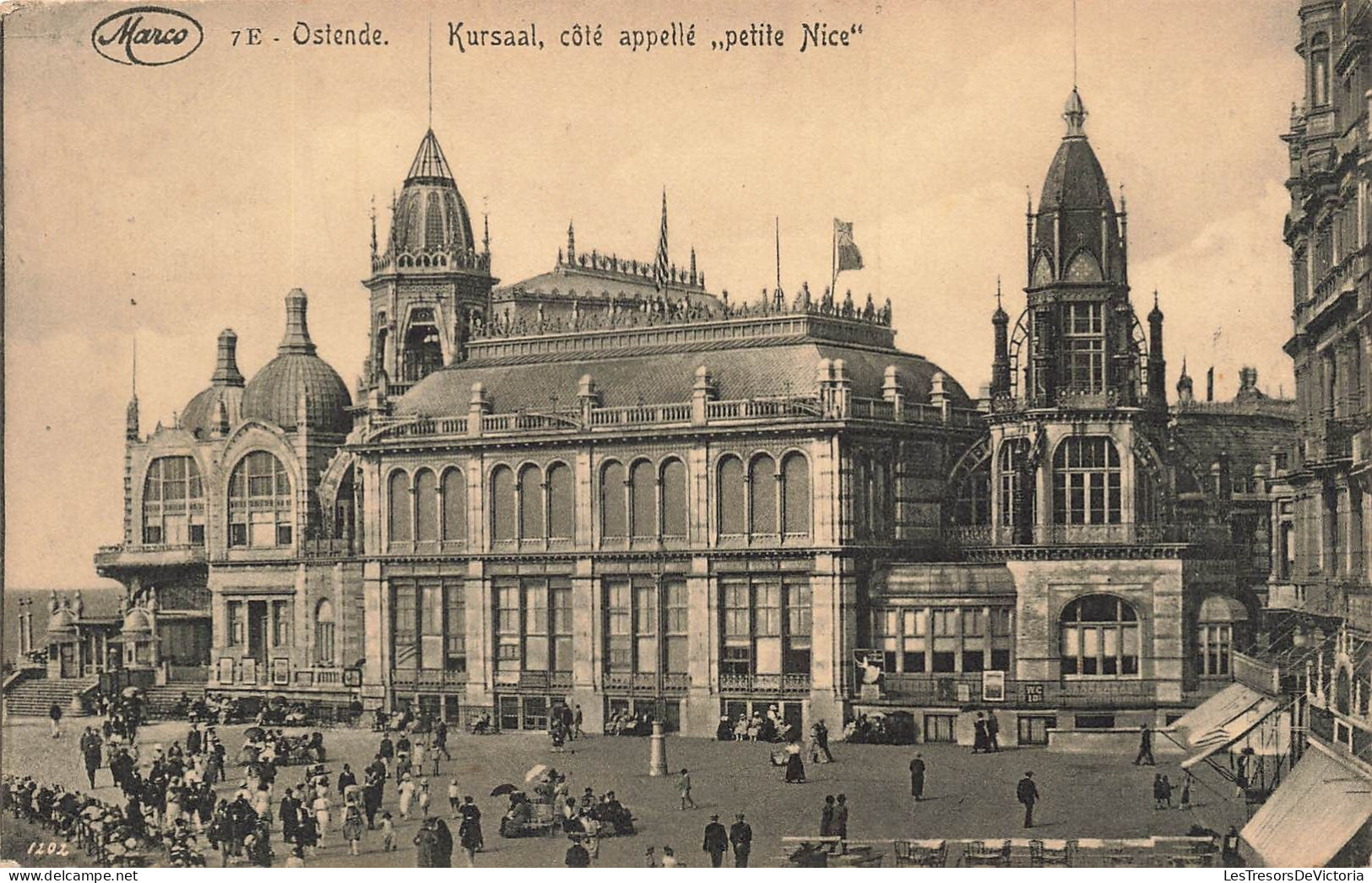 BELGIQUE - Ostende - Kursaal Côté Appelé Petite Nice - Animé - Carte Postale Ancienne - Oostende