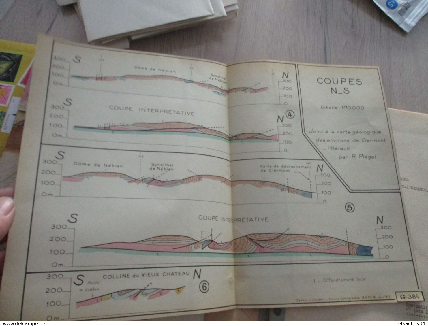 Robert Plégat 1952 Etude Tectonique Des Terrains Secondaires De La Région De Clermont L'Hérault - Languedoc-Roussillon