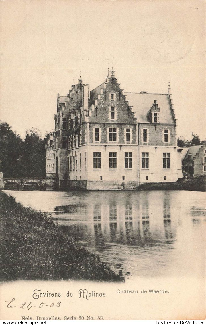 BELGIQUE - Environs De Malines - Vue Générale Du Château De Weerde - Carte Postale Ancienne - Malines