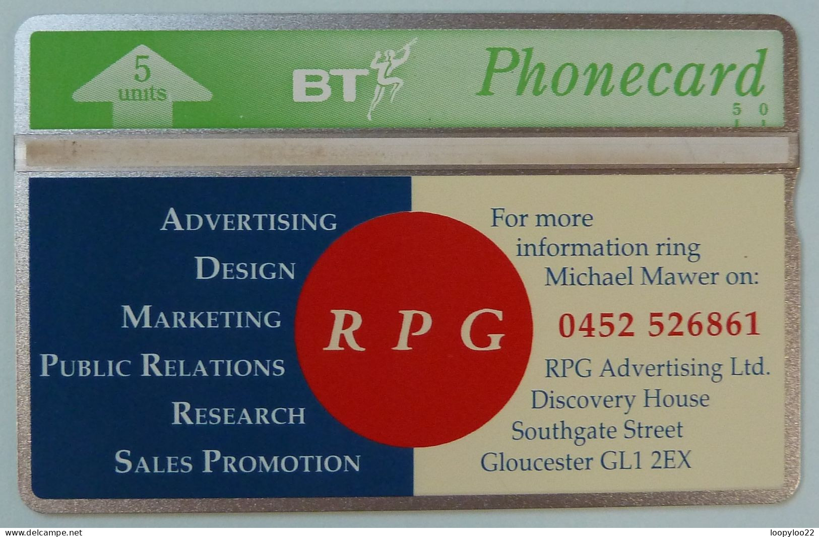 UK - Great Britain - BT & Landis & Gyr - BTP147 - RGP Advertising - 271E - 5125ex - Mint - BT Emissions Privées