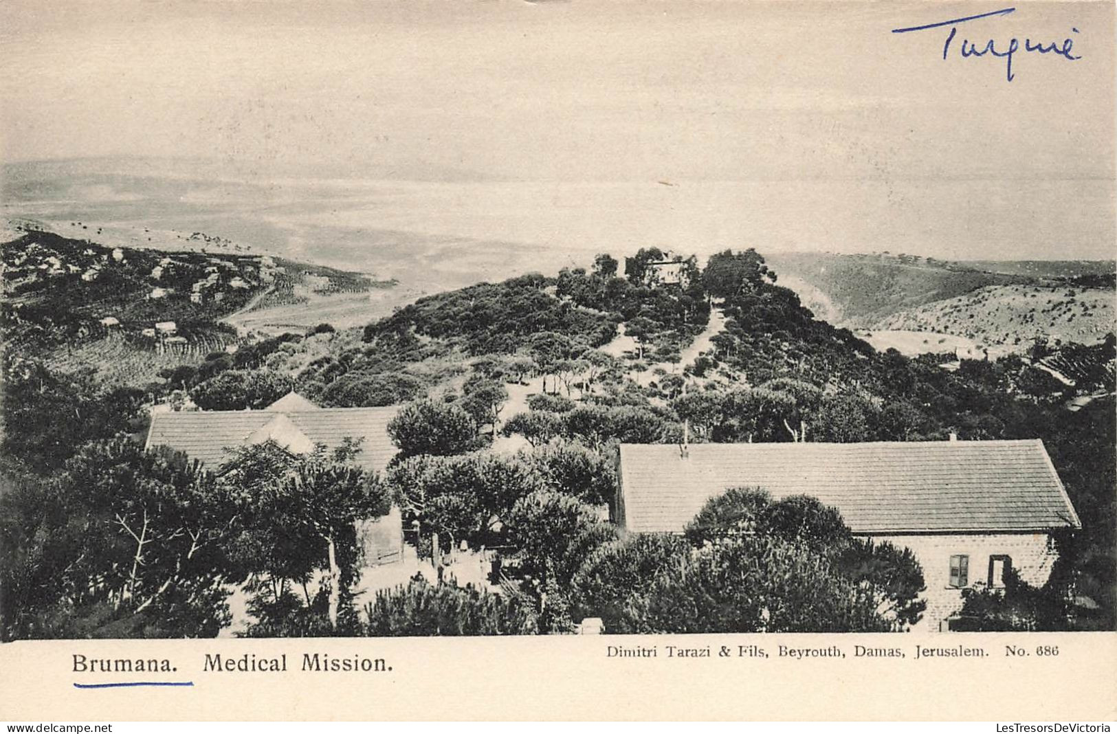 TURQUIE - Brumana - Medical Mission - Carte Postale Ancienne - Türkei