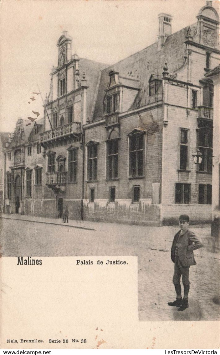 BELGIQUE - Malines - Vue Générale De Justice - Carte Postale Ancienne - Malines