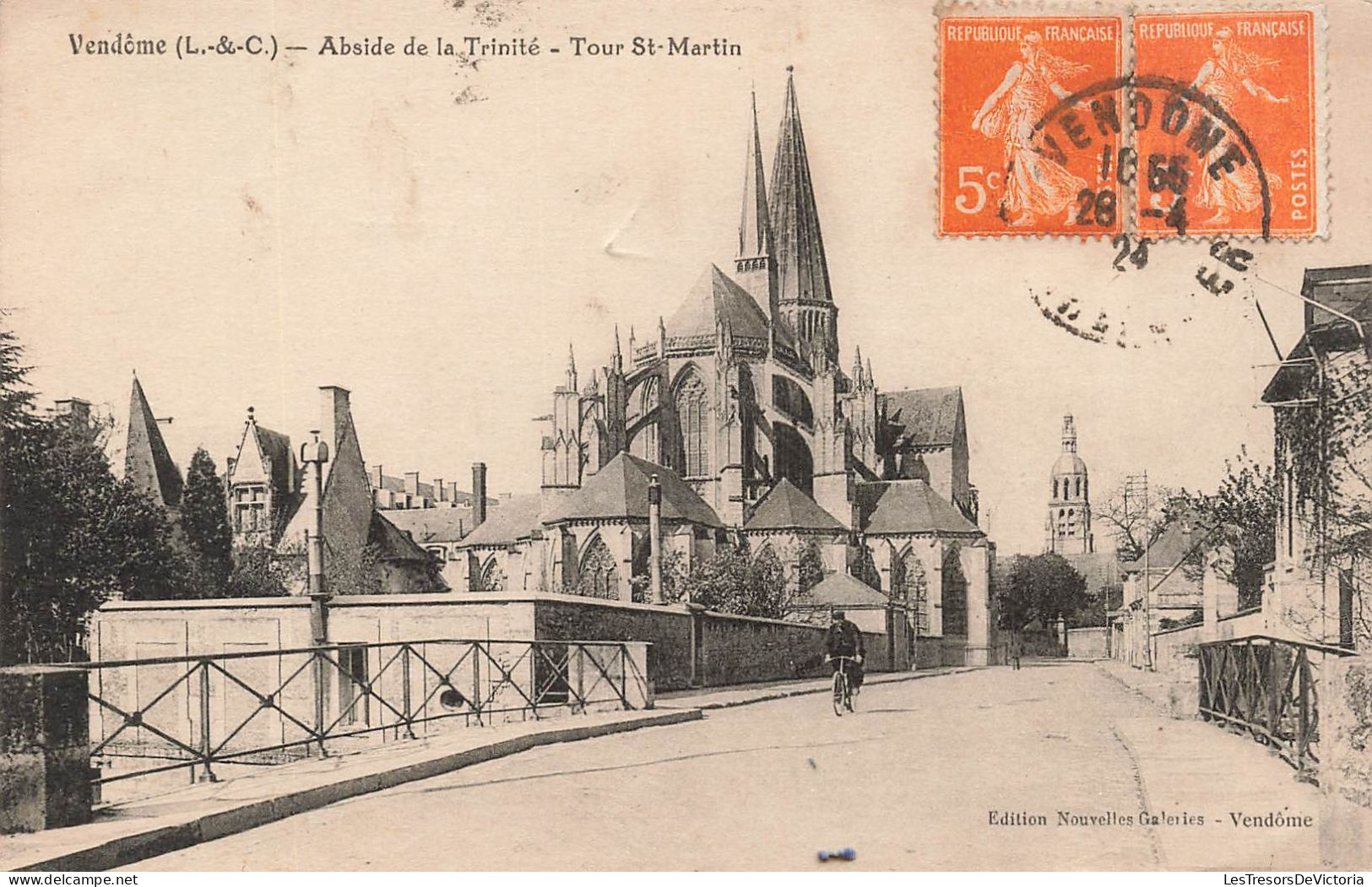 FRANCE - Vendôme - Abside De La Trinité - Tour Saint Martin - Carte Postale Ancienne - Vendome