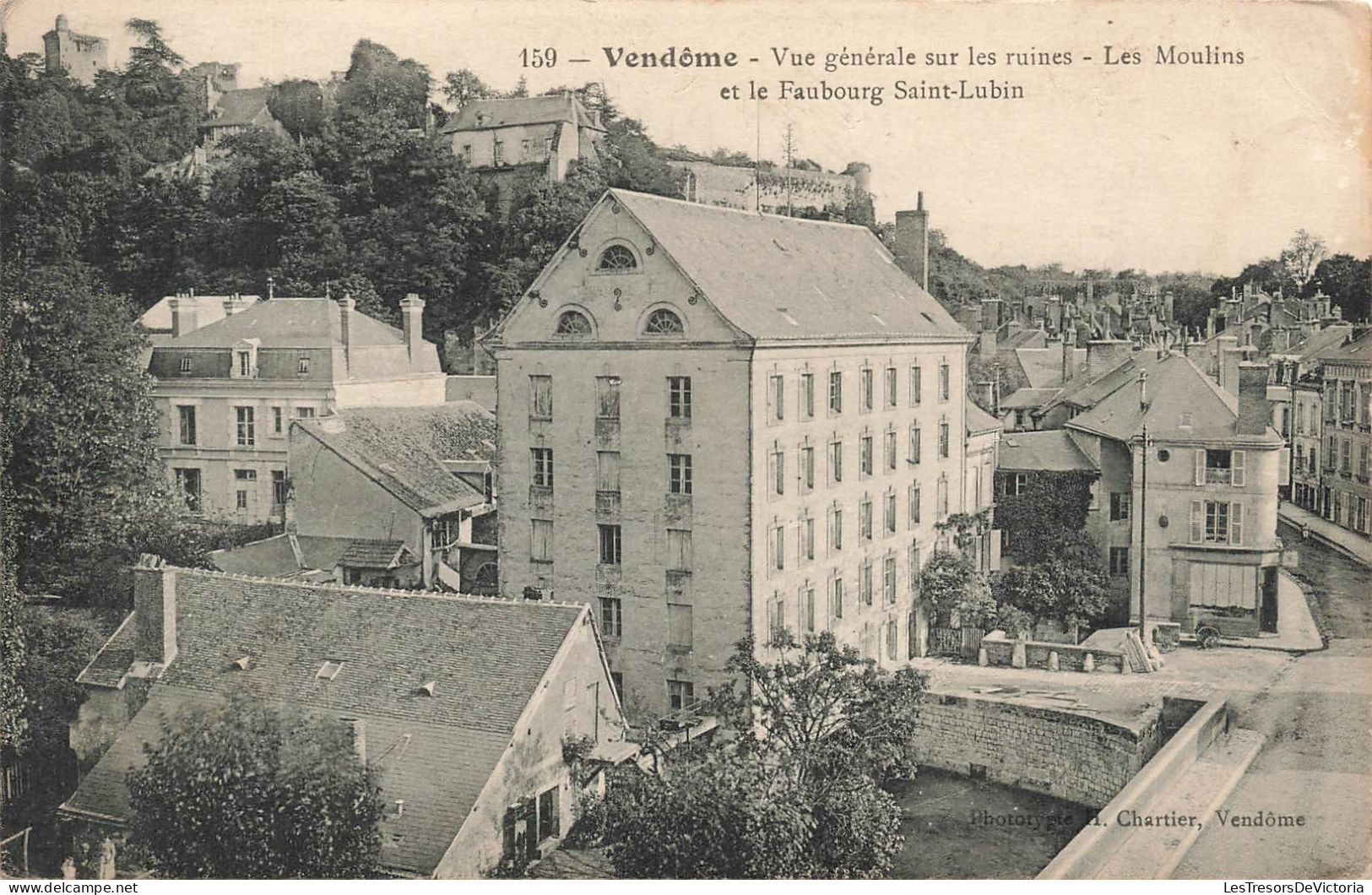 FRANCE - Vendôme - Vue Générale Sur Les Ruines - Les Moulins Et Le Faubourg Saint Lubin - Carte Postale Ancienne - Vendome
