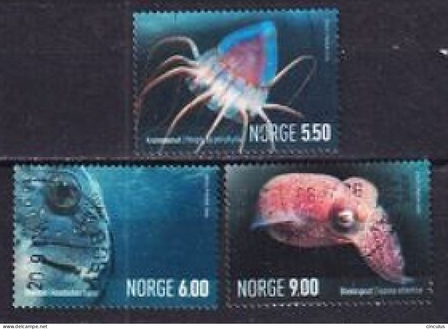 2004. Norway. Marine Life. Used. Mi. Nr. 1490-92 - Used Stamps
