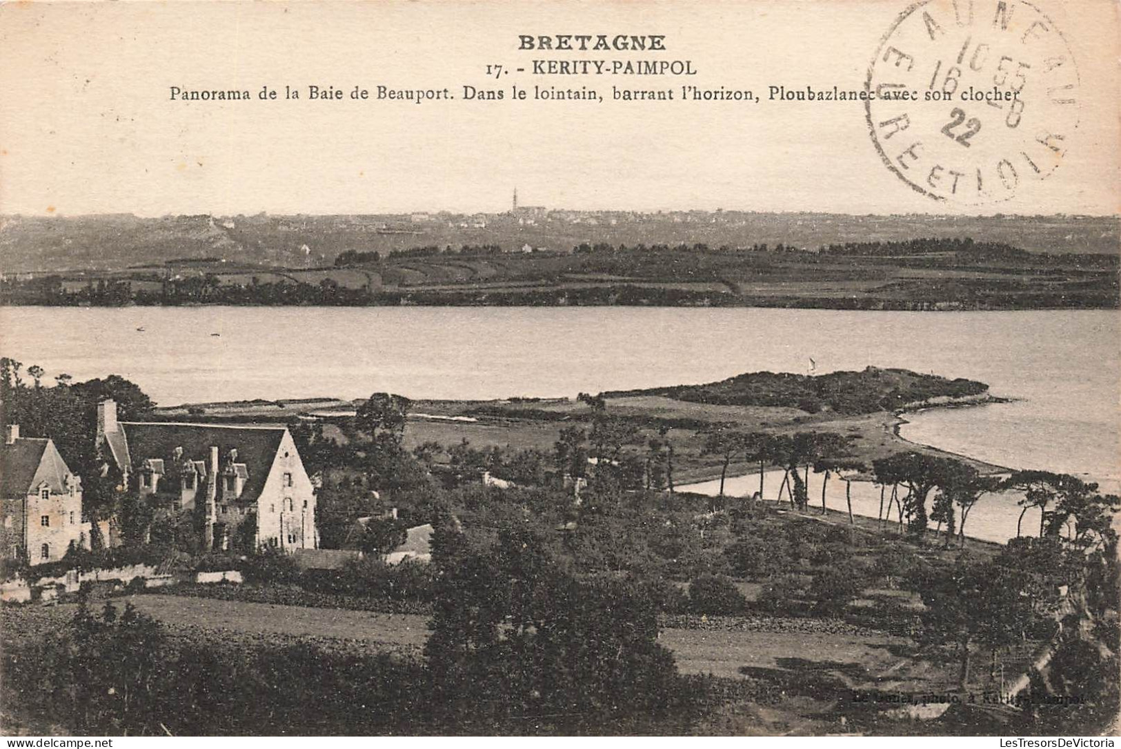 FRANCE - Bretagne - Kerity Paimpol - Panorama De La Baie De Beauport - Carte Postale Ancienne - Bretagne