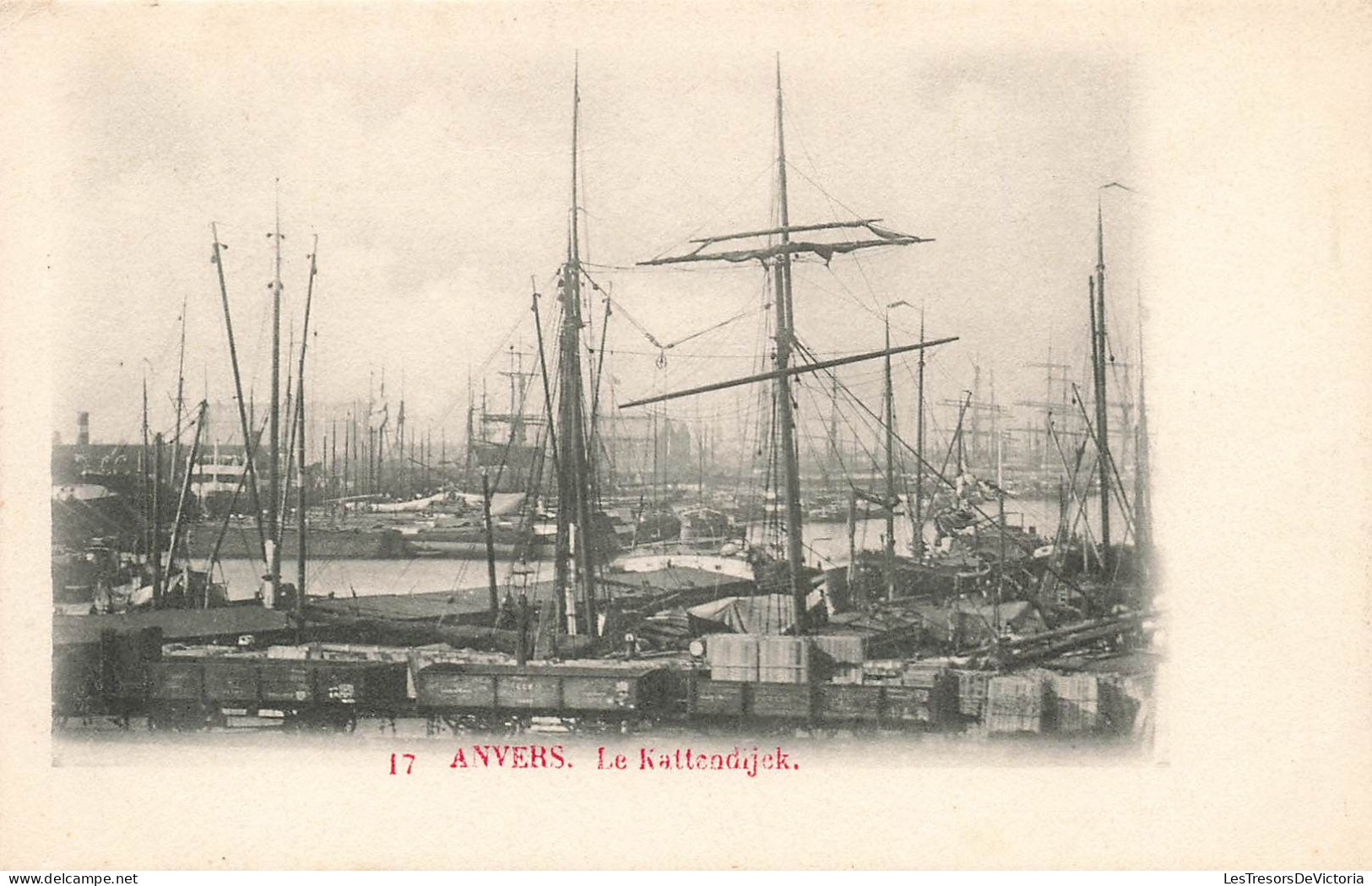 BELGIQUE - Anvers - Le Kattendijek - Port - Carte Postale Ancienne - Antwerpen