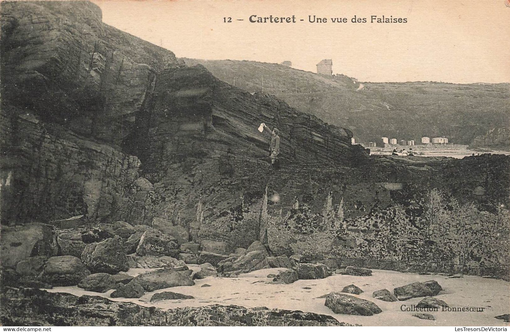 FRANCE - Carteret - Une Vue Des Falaises - Carte Postale Ancienne - Carteret