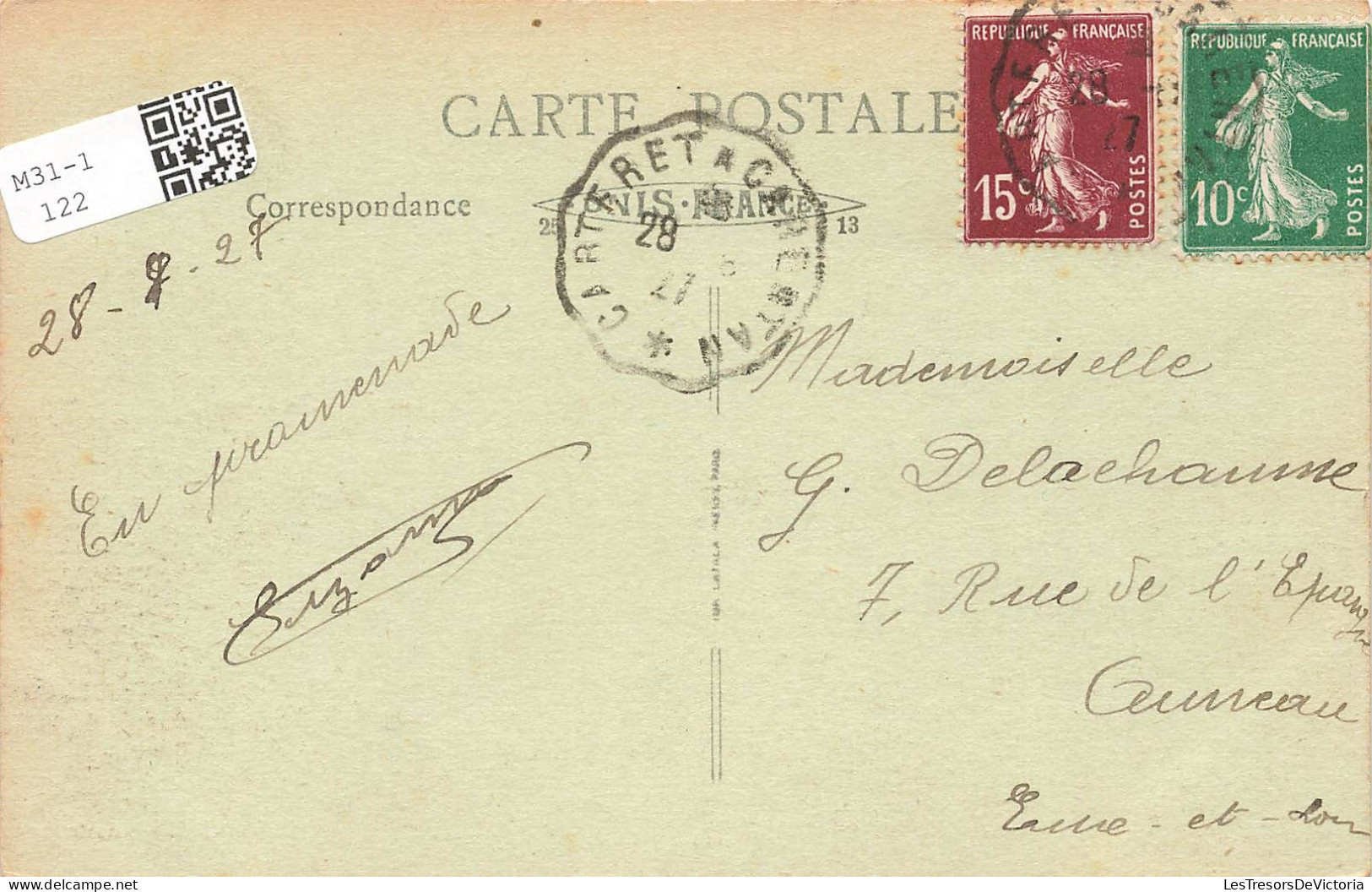 FRANCE - Carteret - Une Vue Des Falaises - Carte Postale Ancienne - Carteret