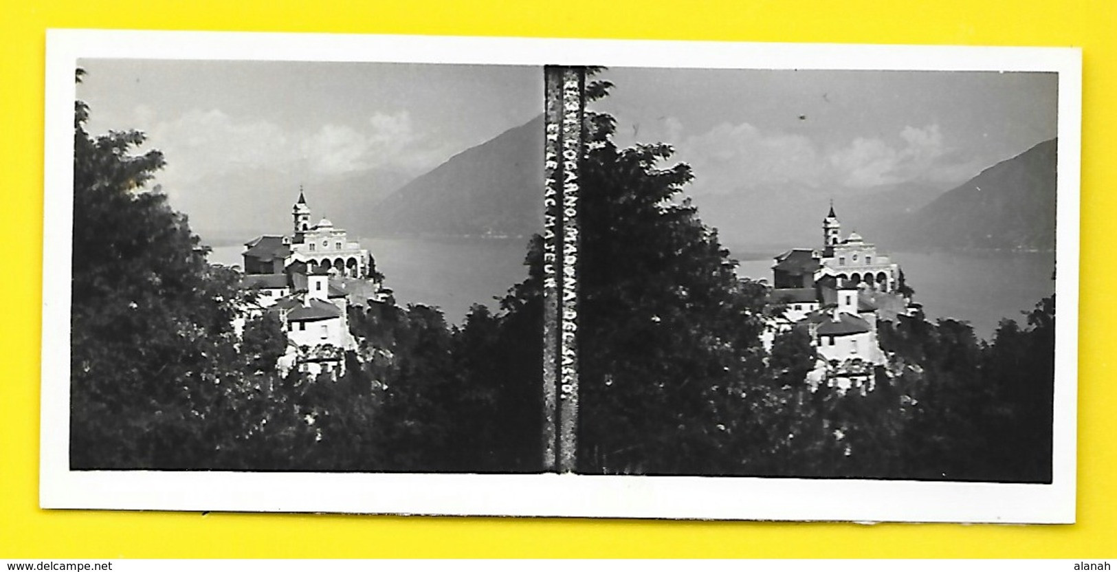 Vues Stéréos LOCARNO Madona Del Sasso Lac Majeur - Stereo-Photographie